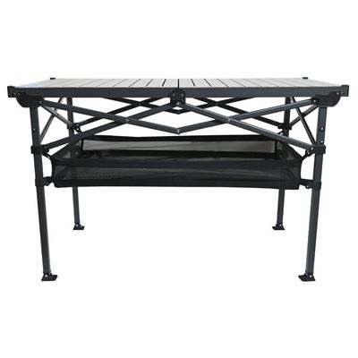 Table pliante à ciseaux ALU à lamelles avec espace de rangement ostatní 813495 5