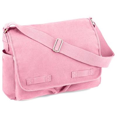 Sac à bandoulière VINTAGE 38 x 28 x 15 cm ROSE