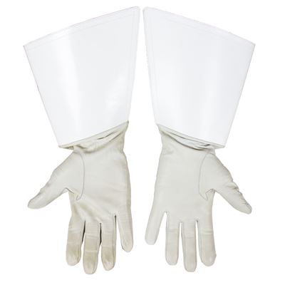 Gants pour régulateurs BLANCS usagés
