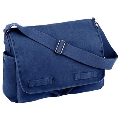 Sac à bandoulière VINTAGE 38 x 28 x 15 cm BLEU