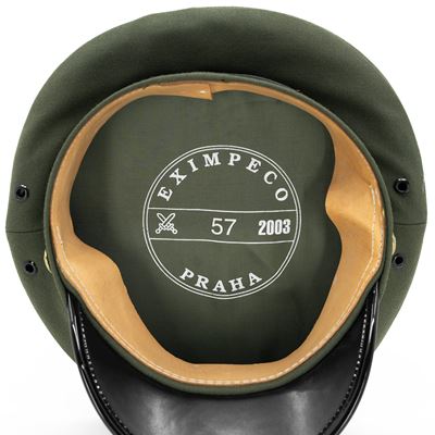 Čepice / Brigadýrka AČR vz.97 DŮSTOJNÍK zlatý odznak ZELENÁ Armée tchèque 816097-DZ 2