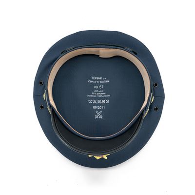 Casquette / Casquette de brigadier de l'Armée de terre tchèque (AČR) modèle 97 pour officiers insigne doré BLEUE Armée tchèque 816097-DM 2