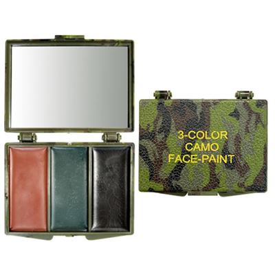 Couleurs de camouflage avec miroir 3 couleurs