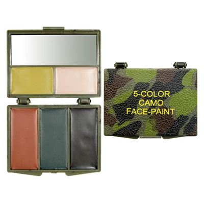 Couleurs de camouflage avec miroir 5 couleurs