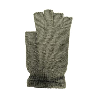 Gants sans doigts de l'Armée de la République tchèque tricotés VERT