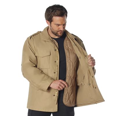 Veste US M65 avec doublure KHAKI ROTHCO 8254 4