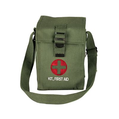 Trousse de premiers secours avec croix VERTE