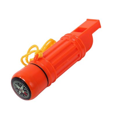 Sifflet DELUXE SURVIVOR 5 en 1 ORANGE