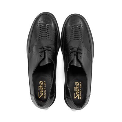 Chaussures basses de l'armée tchèque SNAHA avec tressage NOIR Armée tchèque 8411850 5