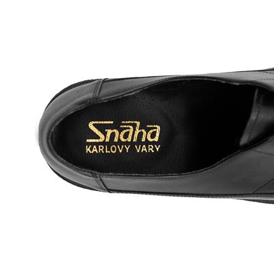 Chaussures basses de l'armée tchèque SNAHA avec tressage NOIR Armée tchèque 8411850 2