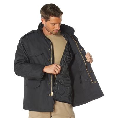 Veste US M65 avec doublure NOIRE ROTHCO 8444 7