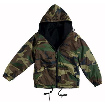 Veste réversible à capuche WOODLAND
