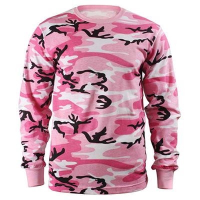 T-shirt à manches longues PINK CAMO