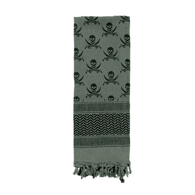 Foulard SHEMAGH LEBKY 107 x 107 cm FOLIAGE