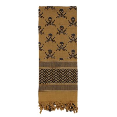 Foulard SHEMAGH LEBKY 107 x 107 cm COYOTE
