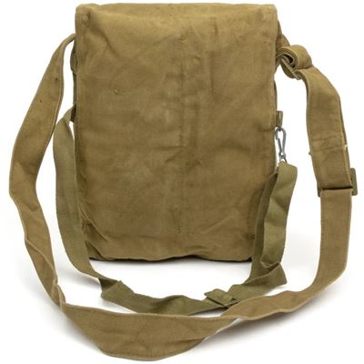 Sacoche AČR/ČSLA pour masque à gaz longitudinal/olive usagé Armée tchèque 85513776 2