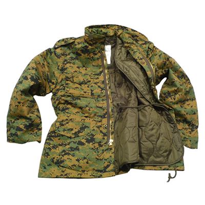 Veste US M65 avec doublure DIGITAL WOODLAND ROTHCO 8590 3
