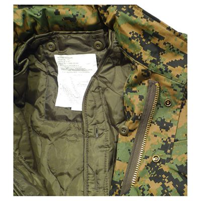 Veste US M65 avec doublure DIGITAL WOODLAND ROTHCO 8590 5