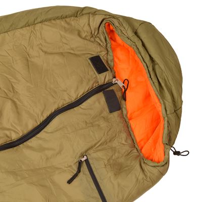 Sac de couchage AČR modèle 2000 PZ d'hiver VERT-ORANGE d'occasion Armée tchèque 860450501 5