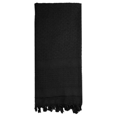 Foulard SHEMAGH SOLID 107 x 107 cm NOIR