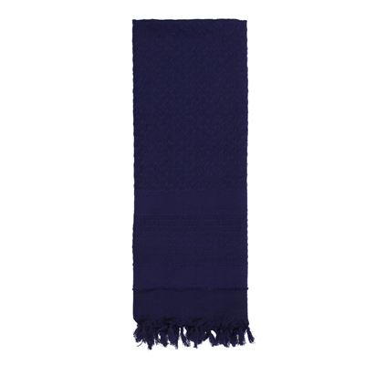 Foulard SHEMAGH SOLID 107 x 107 cm BLEU