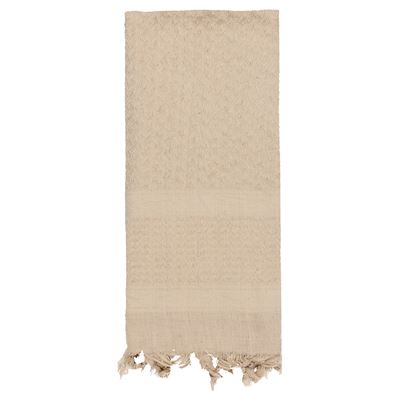 Foulard SHEMAGH SOLID 107 x 107 cm TAN - DESERT