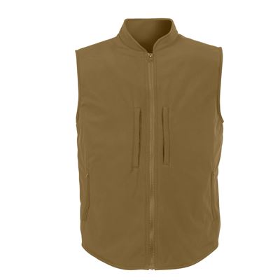 Gilet CONCEALED CARRY softshell COYOTE BROWN ROTHCO 86600 3