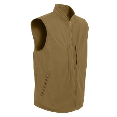 Gilet CONCEALED CARRY softshell COYOTE BROWN