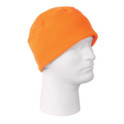 Casquette FLEECE de signalisation ORANGE
