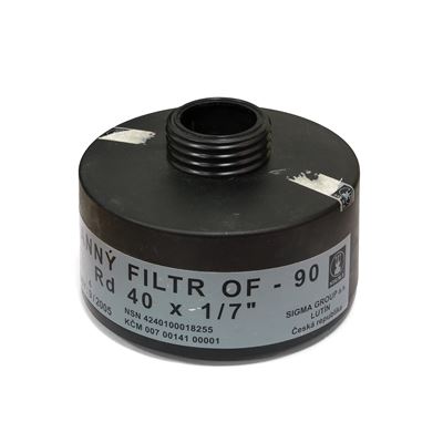 Filtre AČR OF-90 pour masque à gaz utilisé