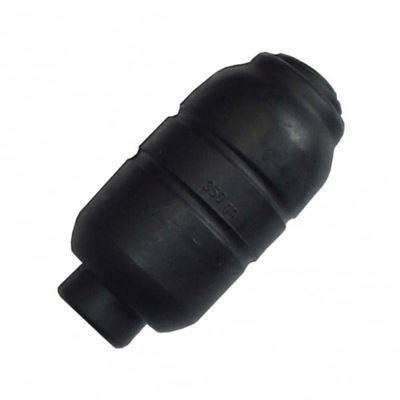 Grenade d'entraînement en caoutchouc 400 g, noire, à lancer