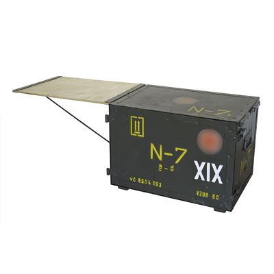 Caisse en bois avec deux tiroirs AČR/ČSLA sanitaire Armée tchèque 870279-2 2