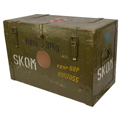 Bedna dřevěná zdravotní SKOM Armée tchèque 87027925 2
