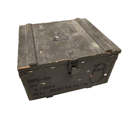 Caisse en bois pour grenades URG-86 AČR 35 x 31 x 18 cm d'occasion