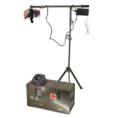 Lampe halogène avec pied dans un carton N-8