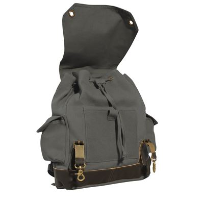 Sac à dos EXPEDITION VINTAGE CHARCOAL GRIS ROTHCO 8707 5