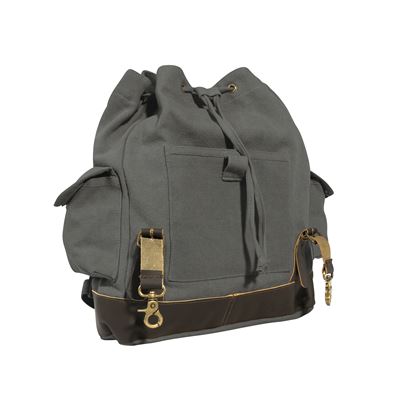Sac à dos EXPEDITION VINTAGE CHARCOAL GRIS ROTHCO 8707 2