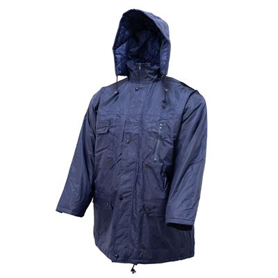 Veste isolante à capuche BLEUE