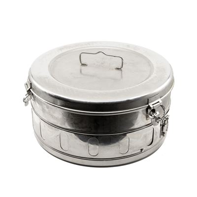 Tambour de stérilisation en acier inoxydable 35 cm