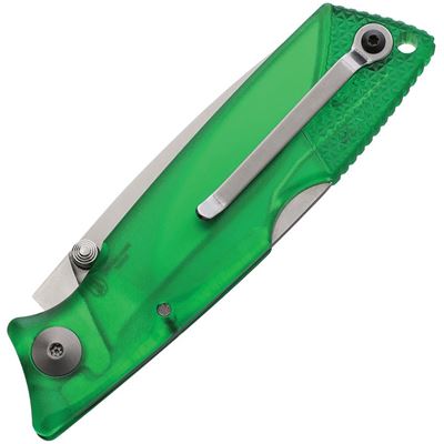 Couteau pliant WRAITH Ice Series lame lisse VERT Ontario Knife Company 8798GR 2