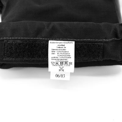 Gants d'hiver pour parachutistes, combinaison de descente en rappel AČR Armée tchèque 880205V 6