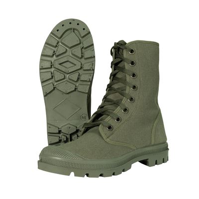 Chaussures INVAZky en toile VERTES