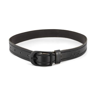 Ceinture en cuir pour pantalon de l'armée tchèque (AČR) modèle 97, NOIRE