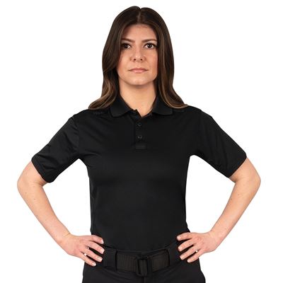Polo pour femme TACTICAL PERFORMANCE à manches courtes NOIR