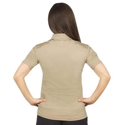Polo pour femme TACTICAL PERFORMANCE à manches courtes SILVER TAN ROTHCO 88320 6