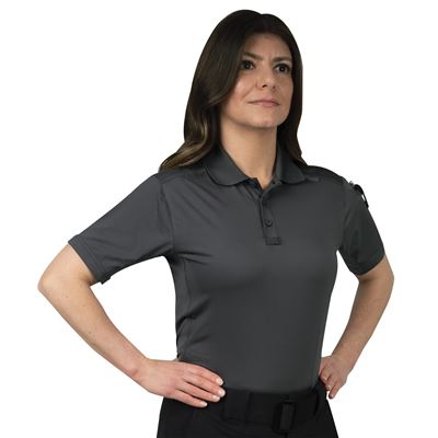 Polo pour femme TACTICAL PERFORMANCE à manches courtes CHARCOAL GRIS ROTHCO 88340 2