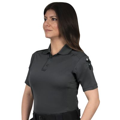 Polo pour femme TACTICAL PERFORMANCE à manches courtes CHARCOAL GRIS ROTHCO 88340 4