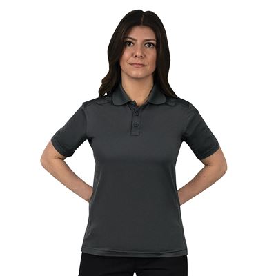 Polo pour femme TACTICAL PERFORMANCE à manches courtes CHARCOAL GRIS