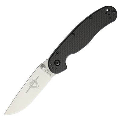 Couteau pliant RAT II manche en carbone NOIR