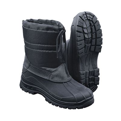Bottes d'hiver CANADIAN avec fourrure NOIRES